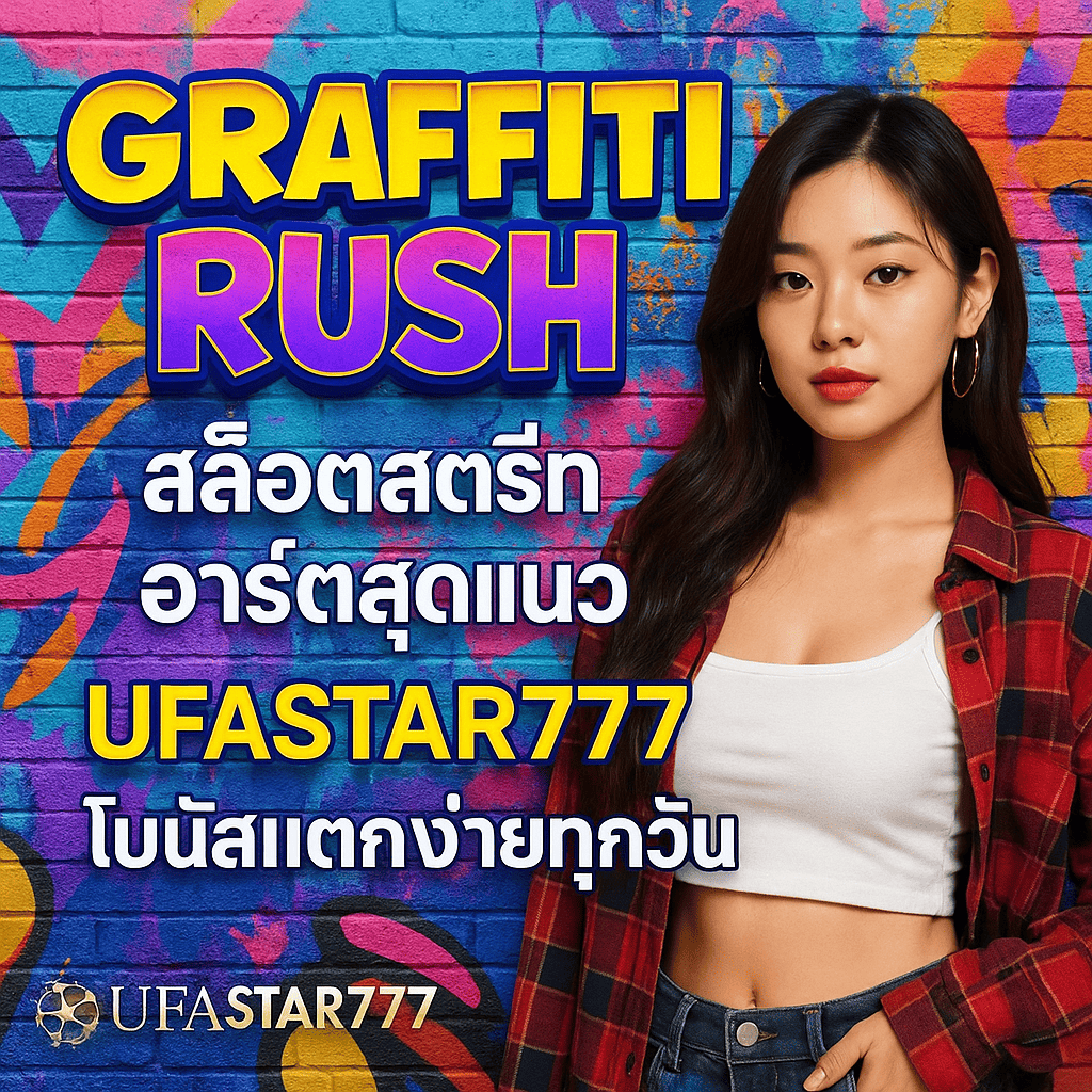GRAFFITI RUSH สล็อตสตรีทอาร์ตสุดแนว UFASTAR777 โบนัสแตกง่ายทุกวัน