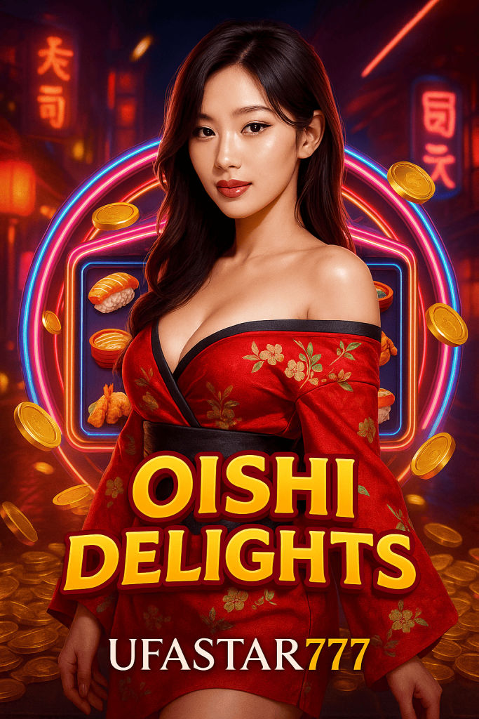 OISHI DELIGHTS สล็อตธีมญี่ปุ่นแสนอร่อย สนุกลุ้นรางวัลใหญ่กับ UFASTAR777