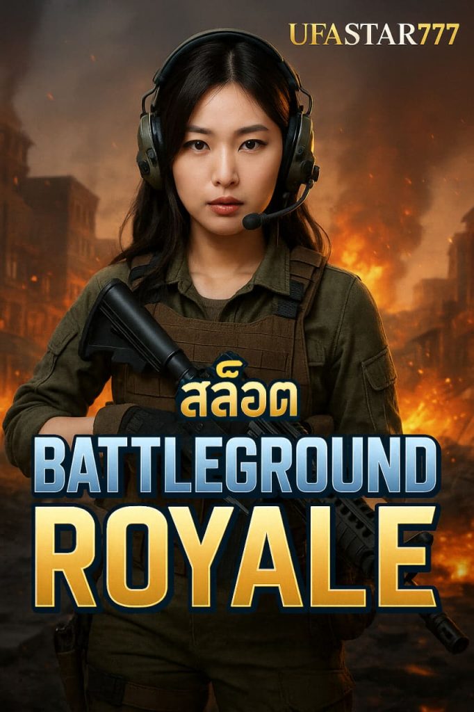 BATTLEGROUND ROYALE สล็อตแอ็กชันมันส์ RTP สูง UFASTAR777