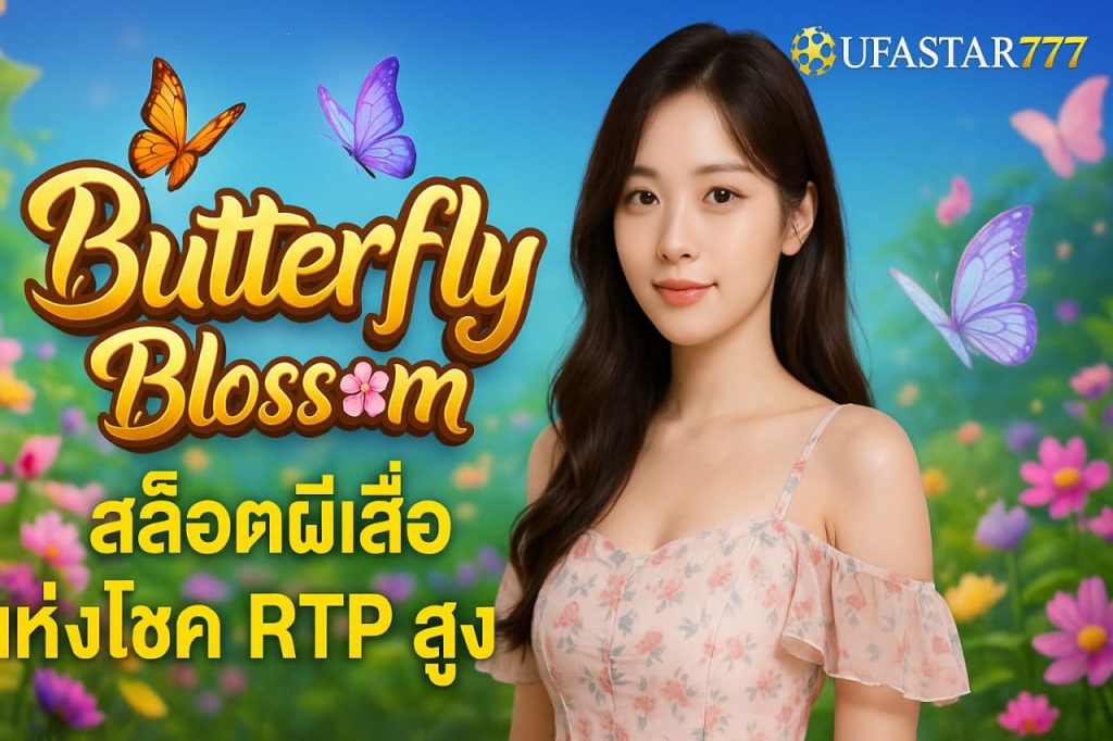 BUTTERFLY BLOSSOM สล็อตผีเสื้อแห่งโชค RTP สูง UFASTAR777