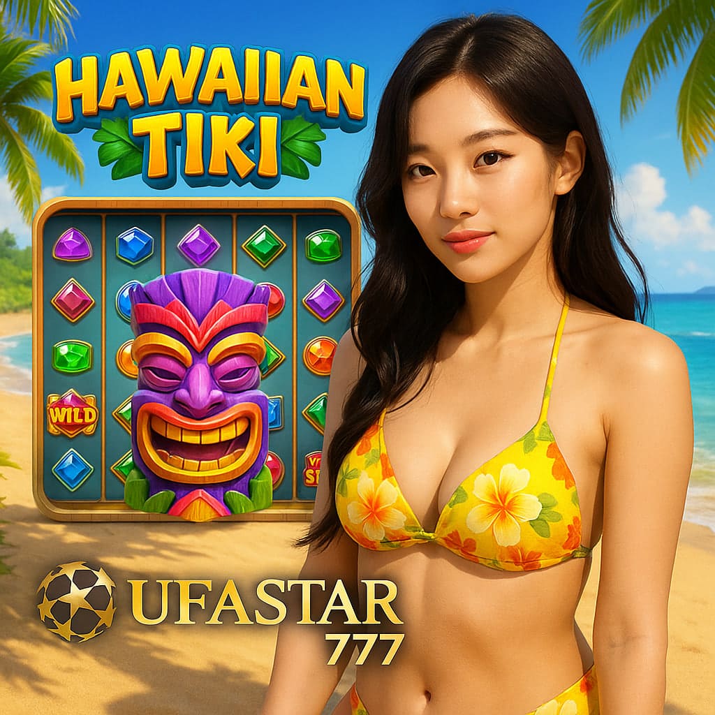 HAWAIIAN TIKI สล็อตสวรรค์ฮาวาย แตกง่ายที่ UFASTAR777