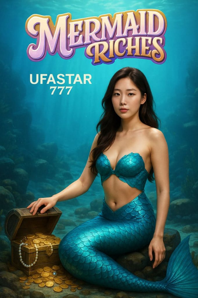 MERMAID RICHES UFASTAR777 สล็อตเงือกสาวมหาสมบัติใต้ท้องทะเล โบนัสแตกง่ายที่สุดแห่งปี