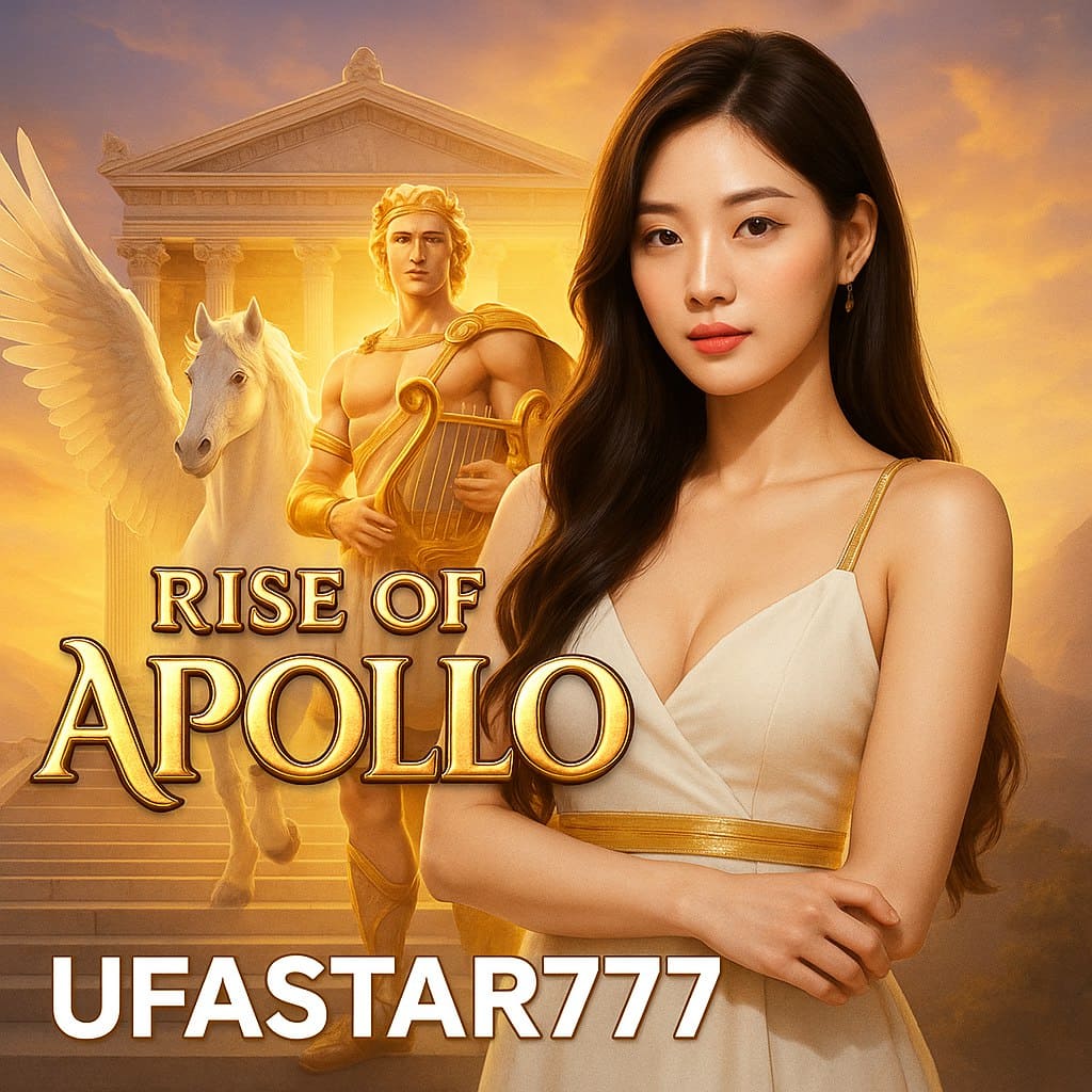 RISE OF APOLLO เทพเจ้าแห่งแสงอาทิตย์ผู้มอบโชคทองคำและโบนัสไม่จำกัดกับ UFASTAR777