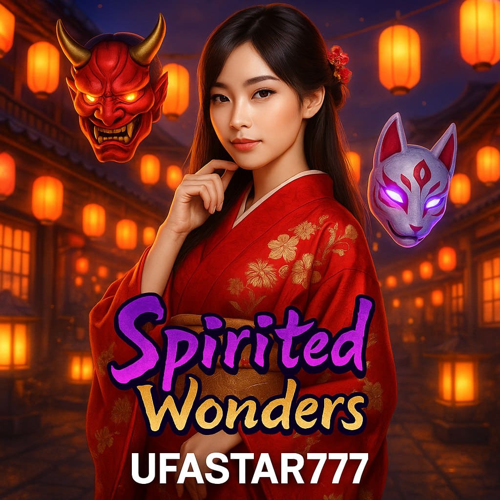 SPIRITED WONDERS สล็อตเทศกาลปีศาจญี่ปุ่น โบนัสแตกหนักจาก UFASTAR777