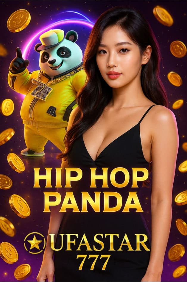 Hip Hop Panda สล็อตจังหวะมันส์แตกง่ายบน UFASTAR777