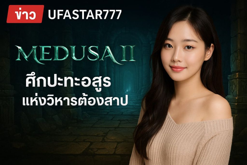 Medusa 2 จาก UFASTAR777 ศึกปะทะอสูรแห่งวิหารต้องสาป