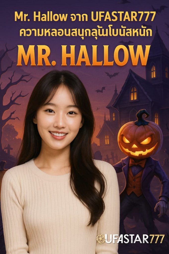 Mr. Hallow จาก UFASTAR777 ความหลอนสนุกลุ้นโบนัสหนัก
