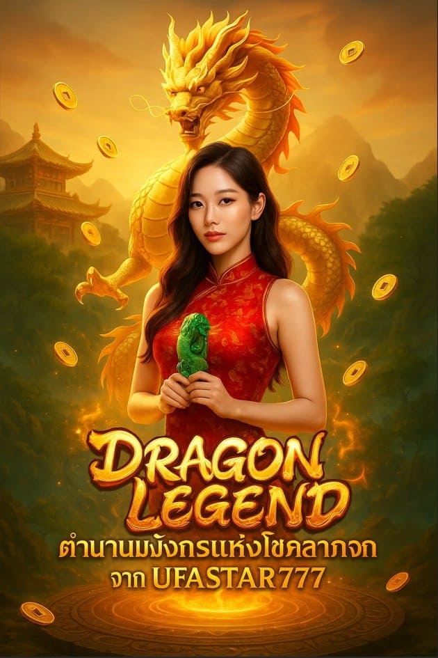 DRAGON LEGEND เกมสล็อตตำนานมังกรศักดิ์สิทธิ์แห่งโชคลาภจาก UFASTAR777