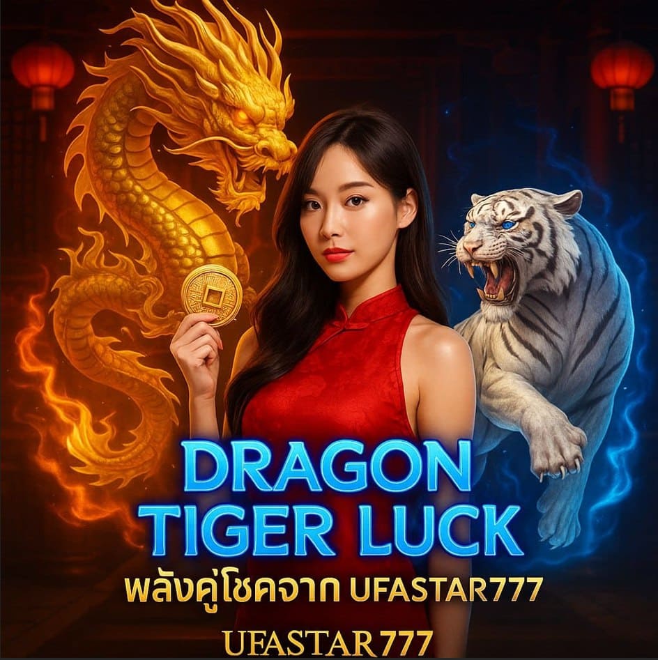 DRAGON TIGER LUCK จาก UFASTAR777 มังกรและเสือแห่งโชคลาภ เกมนำพาความมั่งคั่งไม่รู้จบ