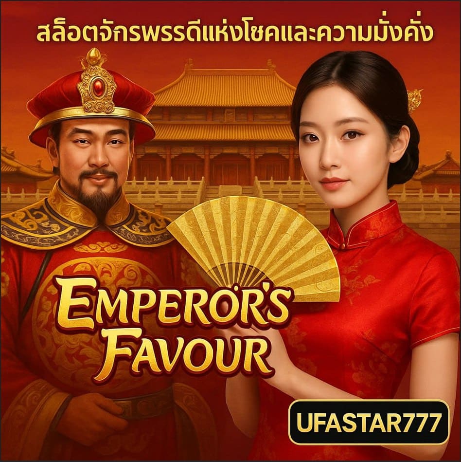 EMPEROR’S FAVOUR จาก UFASTAR777 สล็อตจักรพรรดิแห่งโชคและความมั่งคั่งแห่งราชวงศ์