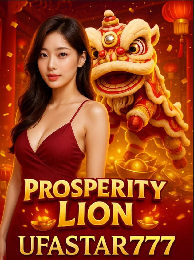 PROSPERITY LION สล็อตเชิดสิงโตนำโชค บนเว็บ UFASTAR777 แตกหนักมาก
