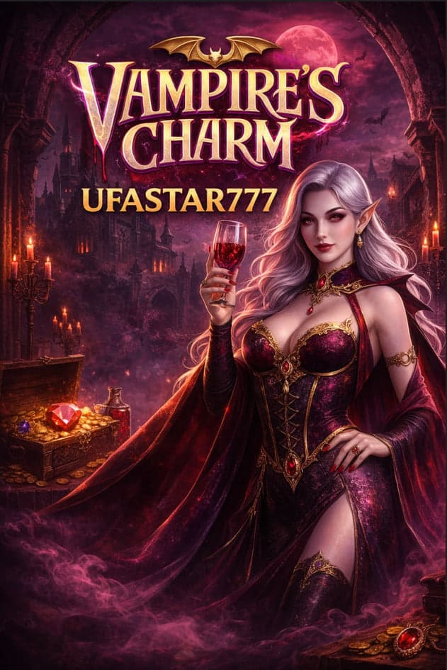 VAMPIRE'S CHARM สล็อตธีมแวมไพร์สุดลึกลับ UFASTAR777