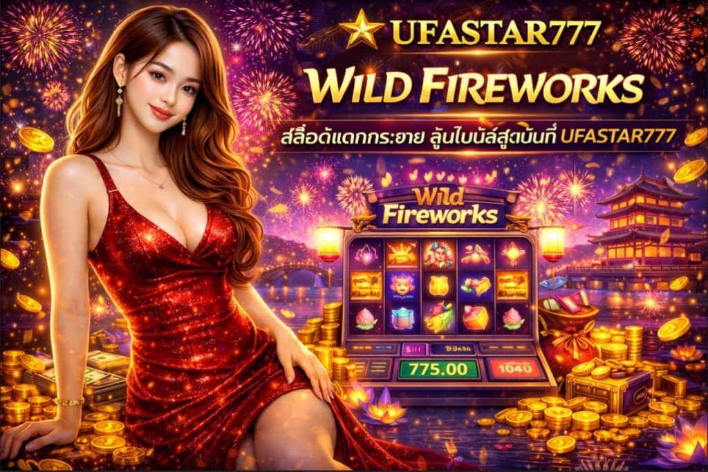 WILD FIREWORKS สล็อตแตกกระจาย ลุ้นโบนัสสุดมันที่ UFASTAR777