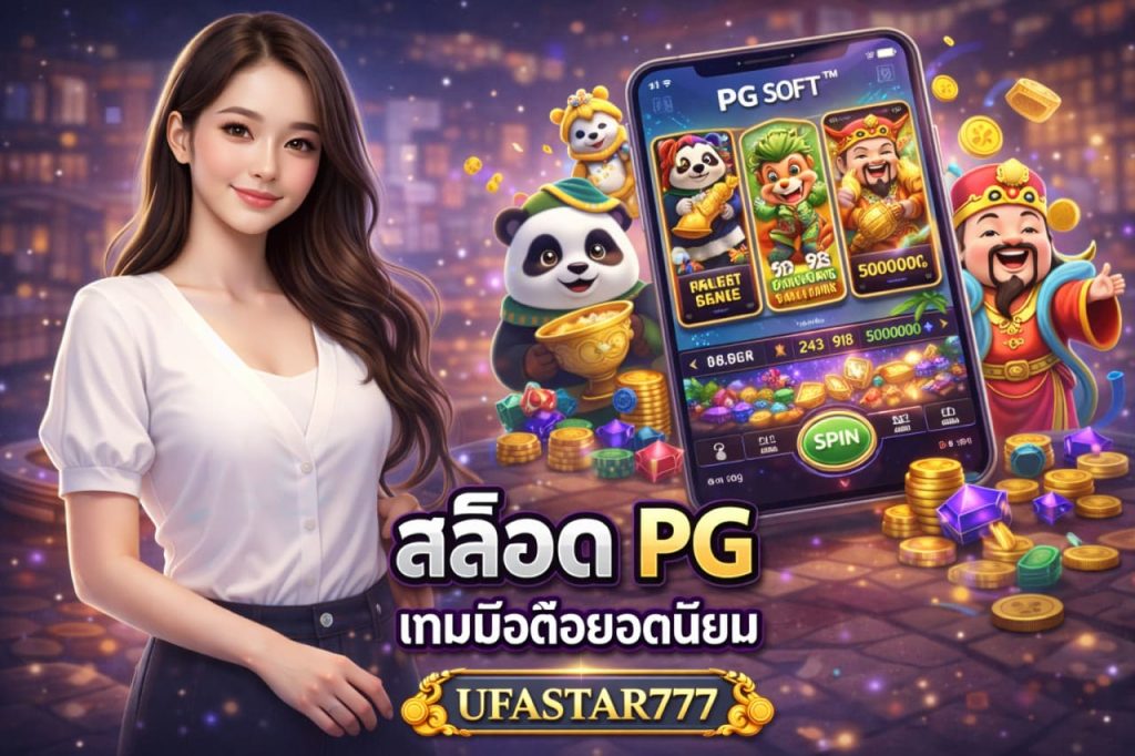 สล็อต PG เกมมือถือยอดนิยมที่เติบโตบน UFASTAR777