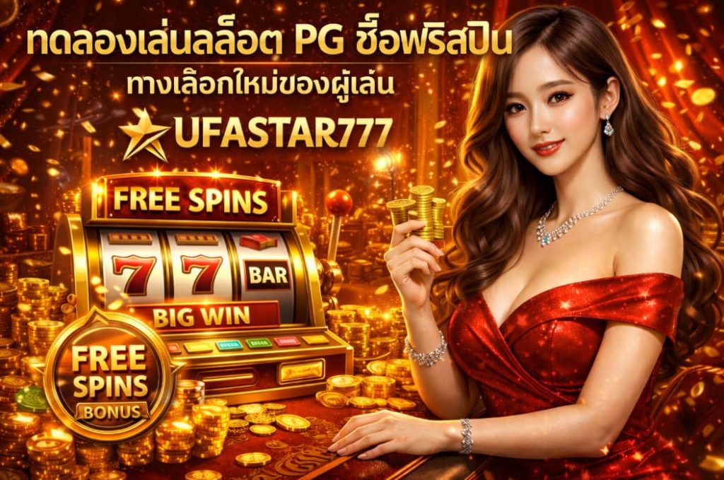 ทดลองเล่นสล็อต PG ซื้อฟรีสปิน ทางเลือกใหม่ของผู้เล่น UFASTAR777