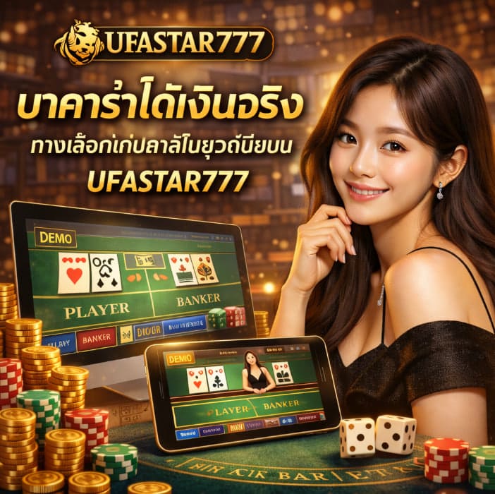 บาคาร่าได้เงินจริง ทางเลือกเกมคาสิโนยอดนิยมบน UFASTAR777