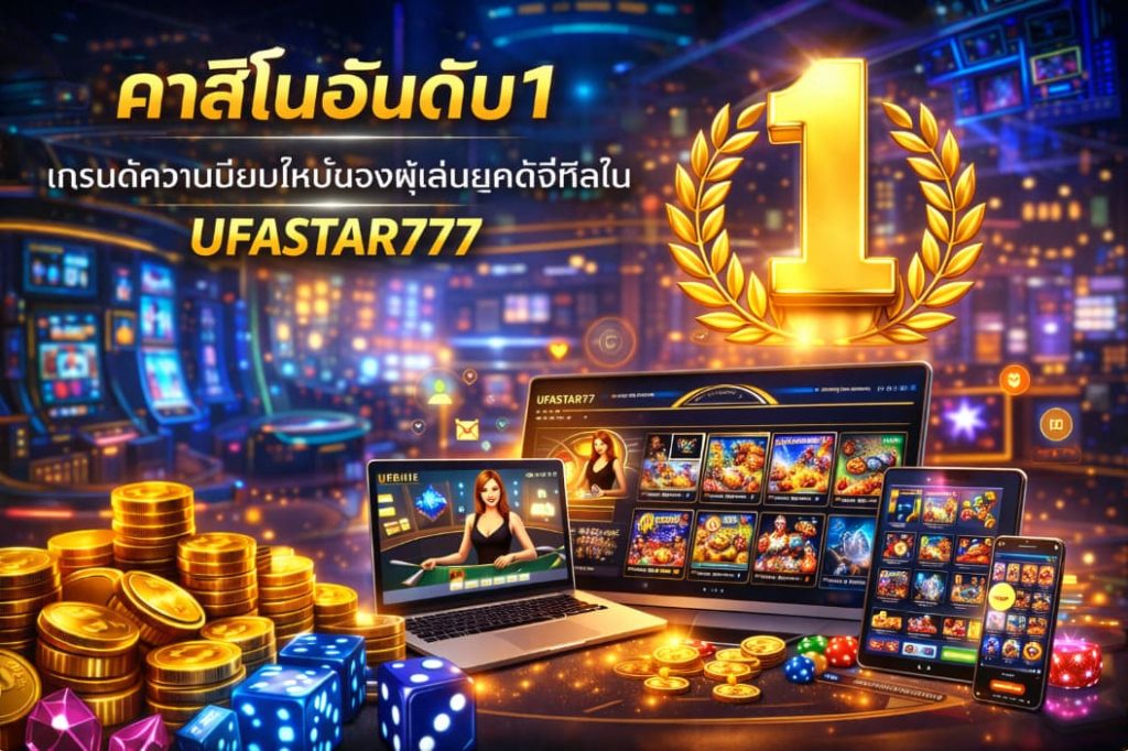 คาสิโนอันดับ1 เทรนด์ความนิยมใหม่ของผู้เล่นยุคดิจิทัลใน UFASTAR777