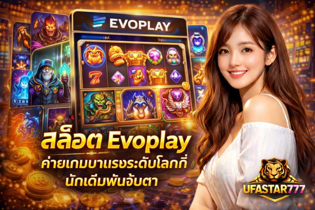 สล็อต Evoplay ค่ายเกมมาแรงระดับโลกที่นักเดิมพันจับตา | UFASTAR777